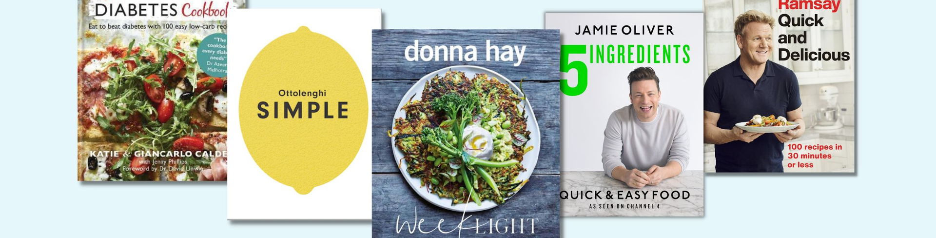 3 recommended cook books