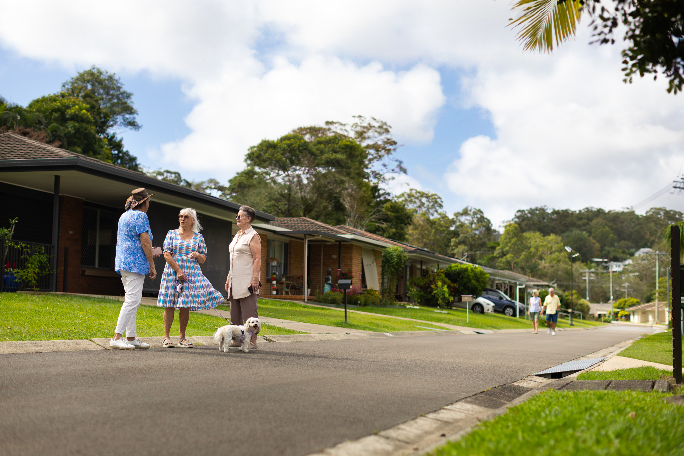 Village photoshoot - Dec 24. Mix of resident & paid talent.