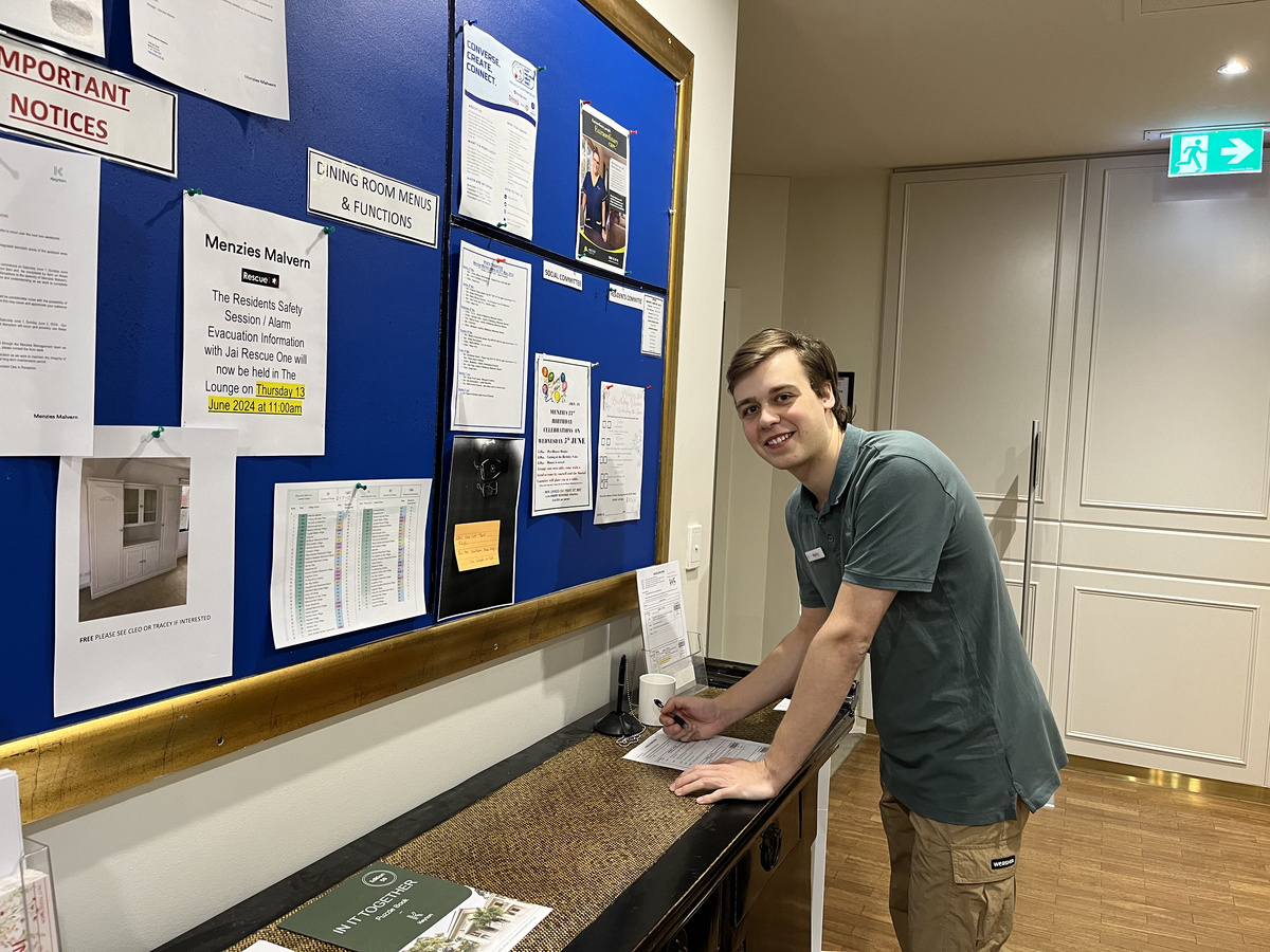 Harry is the go-to tech guy residents always reach out to