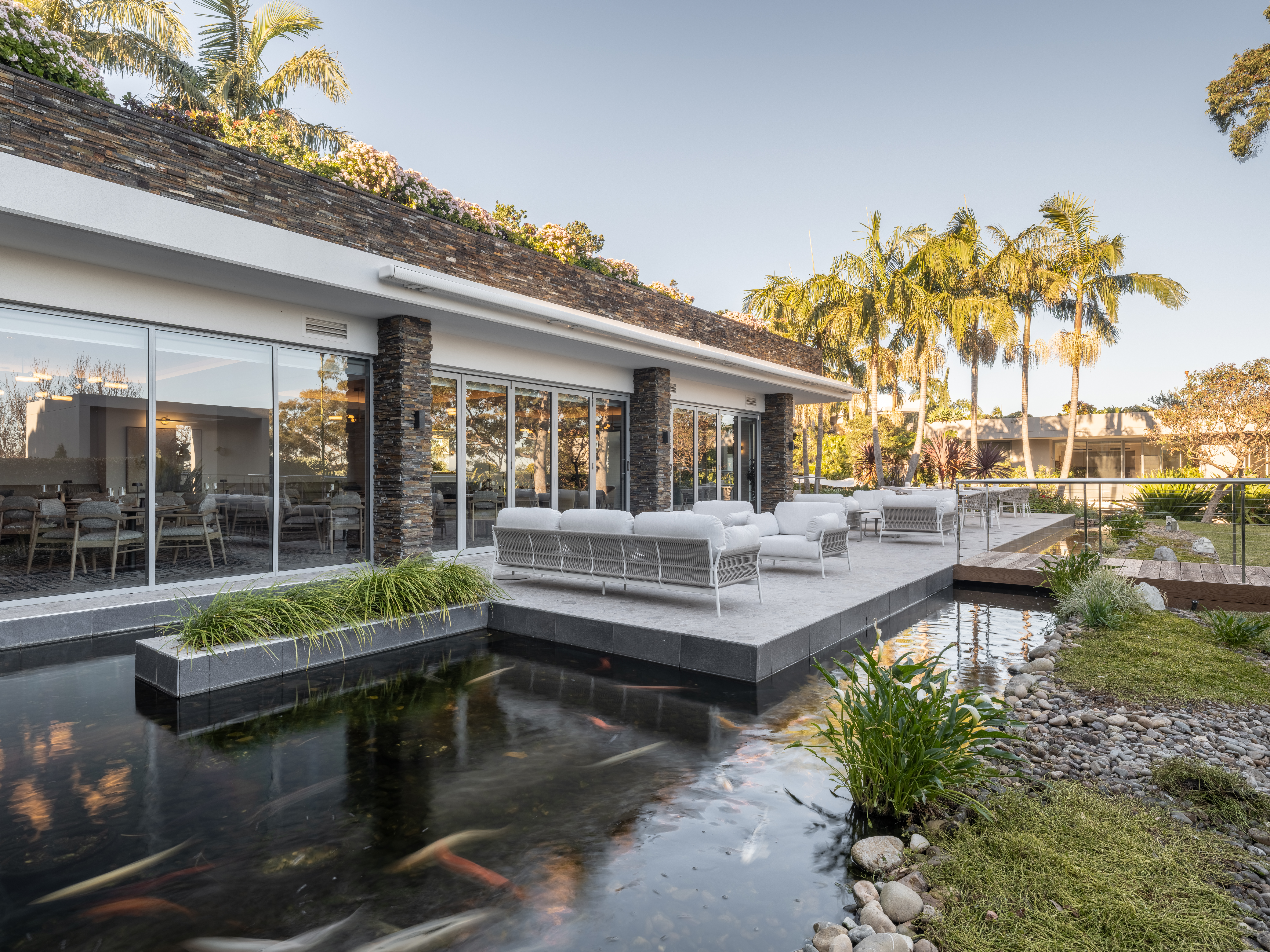 Exterior shot of The Baytree common areas