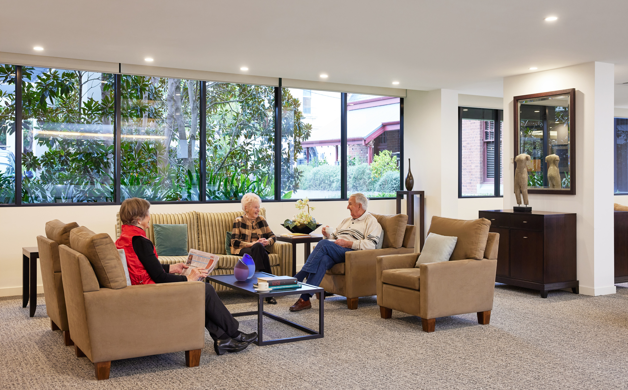 The Brighton on Bay lounge area with comfortable seating