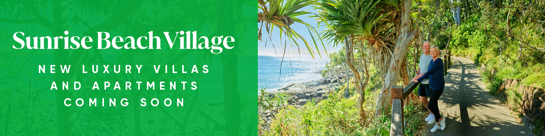 Sunrise Beach Village new luxury villas coming soon  web banner