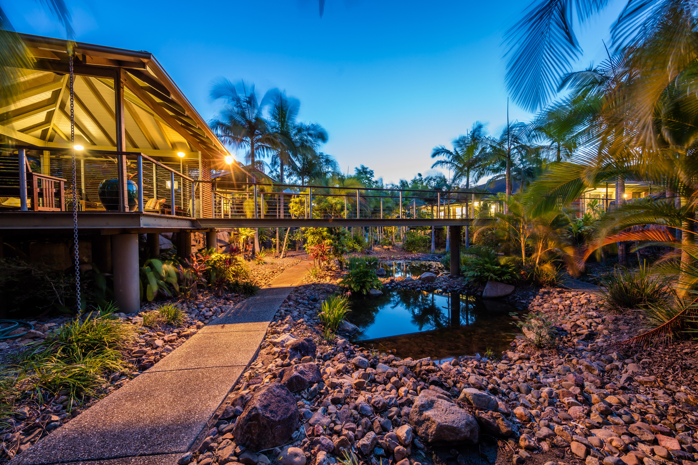 The Terraces outdoor area