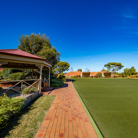 Fiddlers Green outdoor bowling green and rotunda