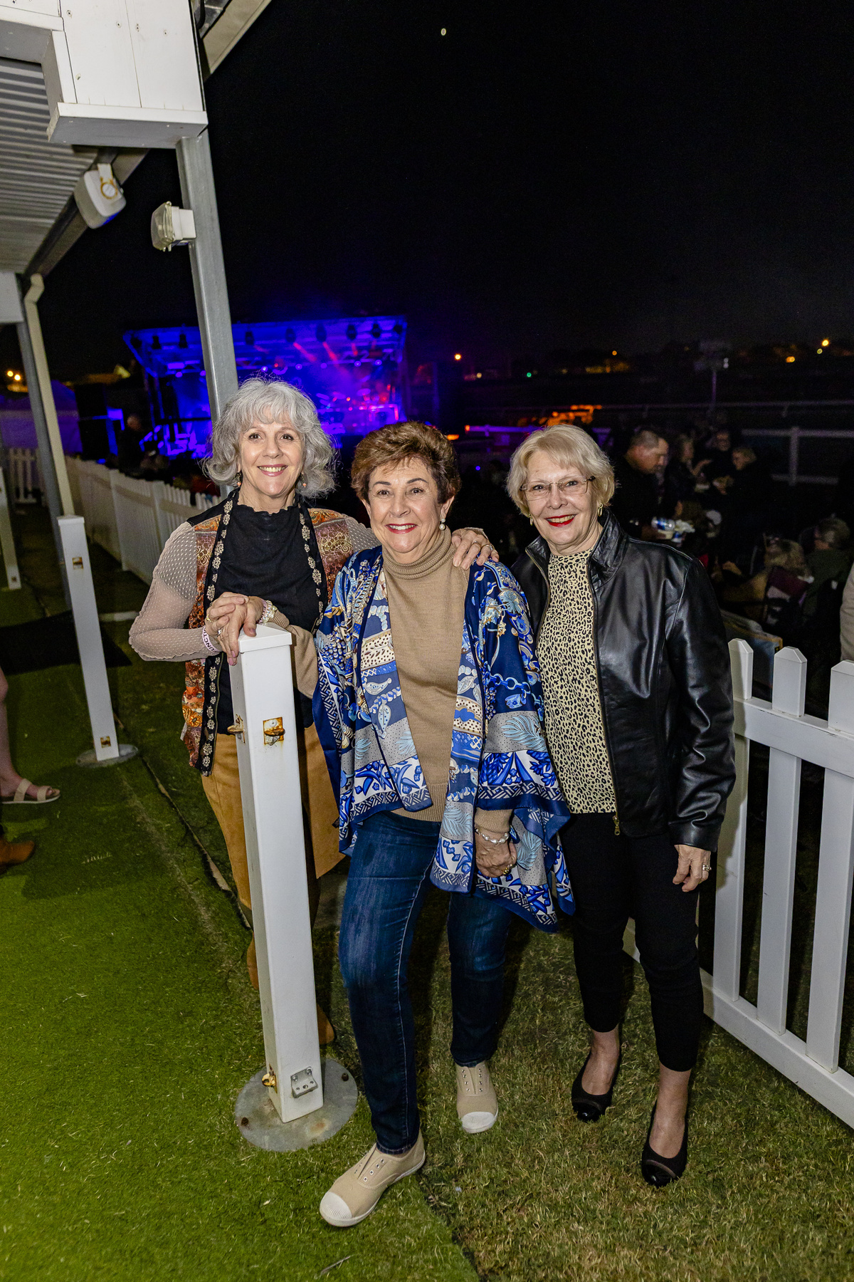 Bernborough Ascot residents with Barbara (middle) enjoying the concert.