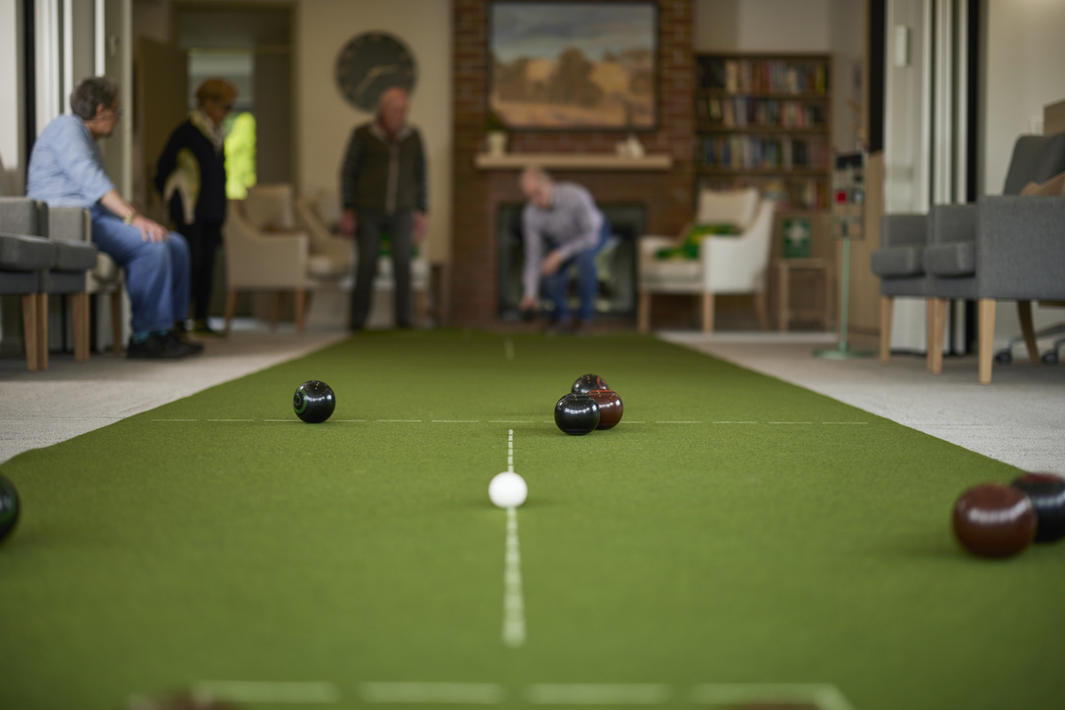 Viewbank Gardens indoor bowls