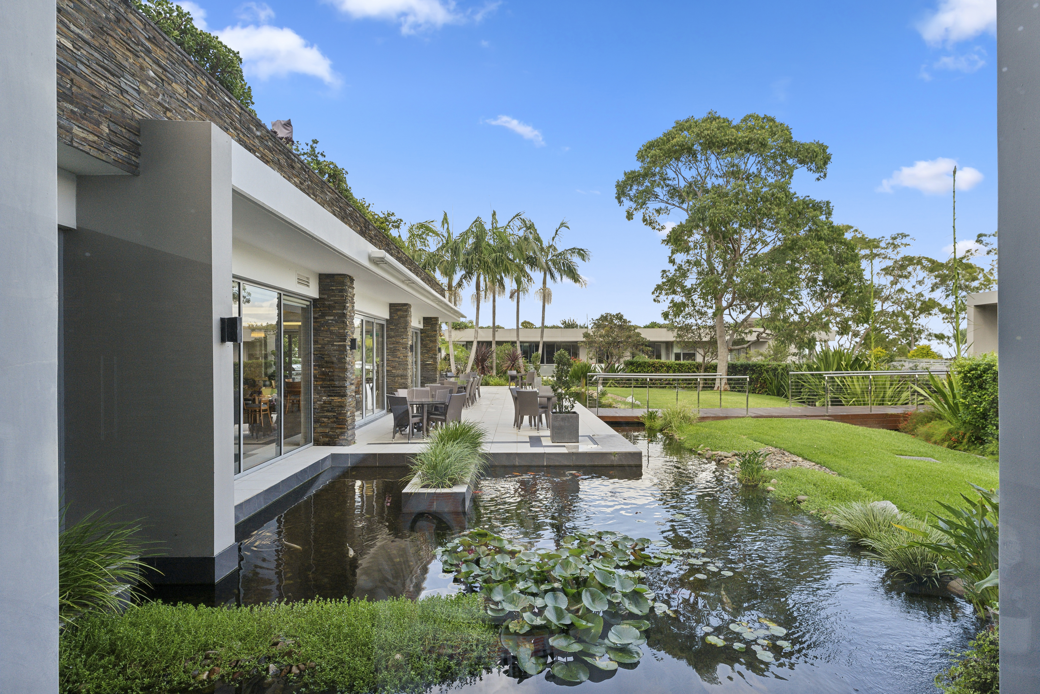 Exterior shot of The Baytree common areas
