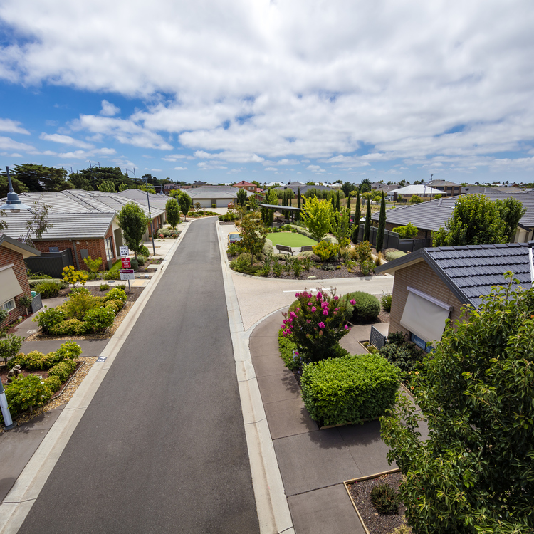Residents enjoying Caroline Springs