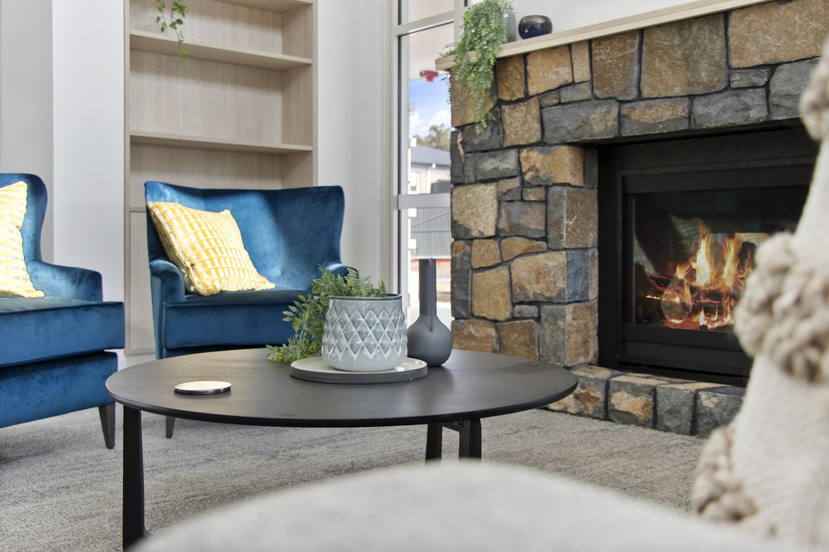 NARV - The Aerie at Narrabunduh - Village Photography - Fireplace 