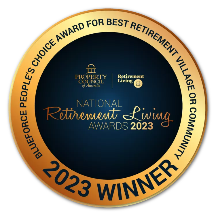 2023 Winner - Blueforce People's Choice Award for Best Retirement Village- Burwood Terrace